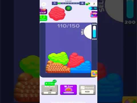 Video guide by Game Play Mobiles: Merge the Jelly Level 1 #mergethejelly