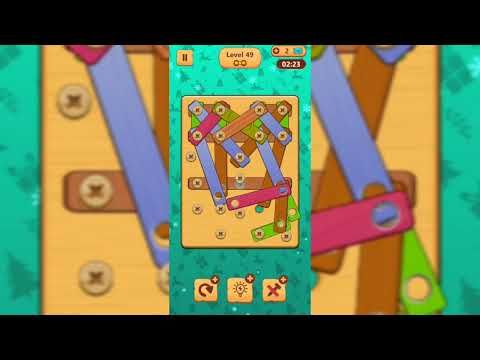 Video guide by How To Play Game: Wood Nuts & Bolts Puzzle Level 48 #woodnutsamp
