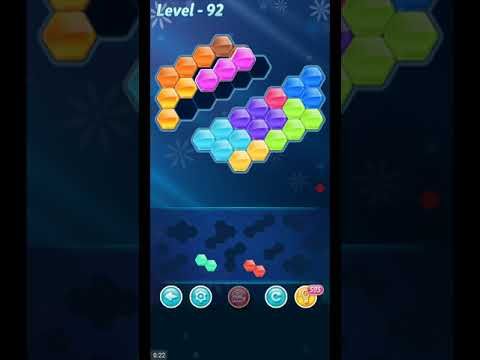 Video guide by ETPC EPIC TIME PASS CHANNEL: Block! Hexa Puzzle  - Level 92 #blockhexapuzzle