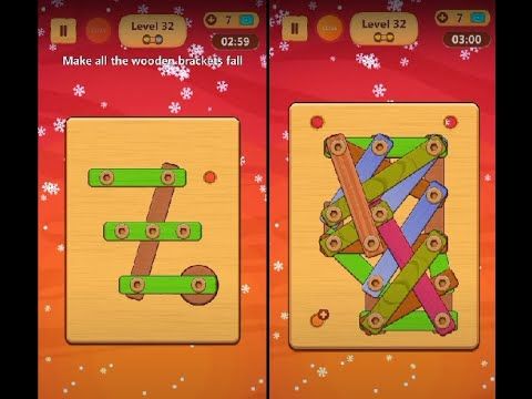 Video guide by Lim Shi San: Wood Nuts & Bolts Puzzle Level 32 #woodnutsamp