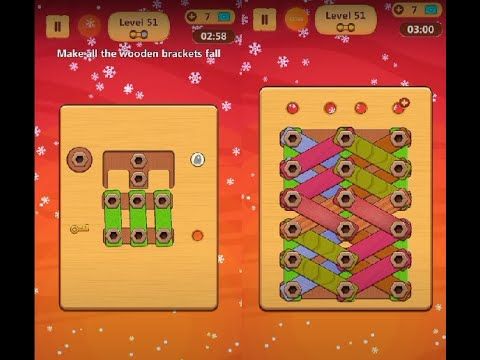Video guide by Lim Shi San: Wood Nuts & Bolts Puzzle Level 51 #woodnutsamp