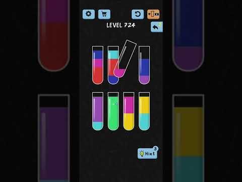 Video guide by HelpingHand: Color Sort! Level 724 #colorsort