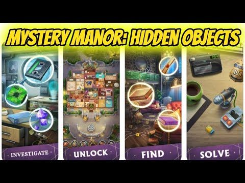 Video guide by Zainu Gamer: Mystery Manor: hidden objects Part 1 #mysterymanorhidden