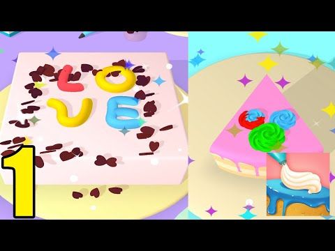 Video guide by Fafi4Games Android iOS Walkthrough Gameplay: Cake Art 3D Part 1 #cakeart3d