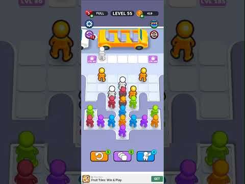 Video guide by 4Max gaming: Bus Jam Level 55 #busjam