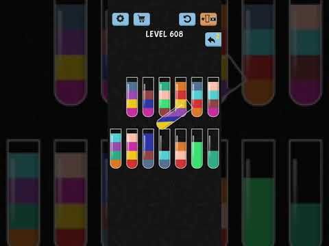 Video guide by HelpingHand: Color Sort! Level 608 #colorsort