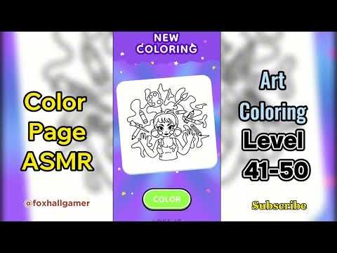 Video guide by Foxhall Gamer: Color Page ASMR Level 41 #colorpageasmr