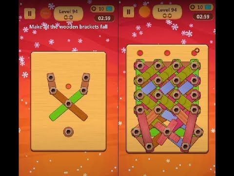 Video guide by Lim Shi San: Wood Nuts & Bolts Puzzle Level 94 #woodnutsamp