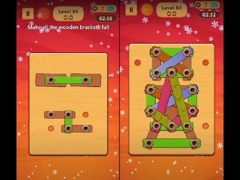 Video guide by Lim Shi San: Wood Nuts & Bolts Puzzle Level 84 #woodnutsamp