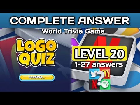 Video guide by Brain It Quizzes & Anime: Logo Quiz World  - Level 20 #logoquizworld