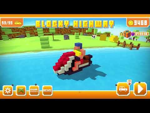 Video guide by ASL Android Games: Blocky Highway Level 57 #blockyhighway