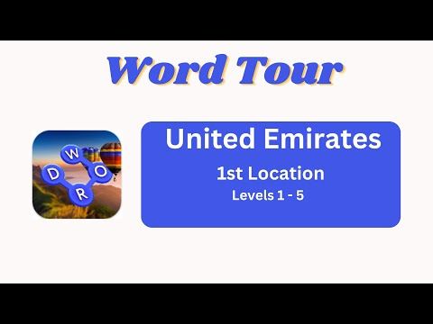 Video guide by Go Answer: Word Tour™ Level 1 #wordtour
