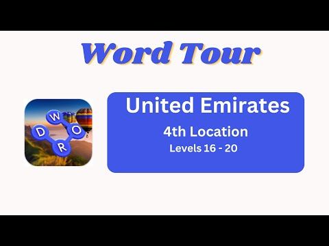 Video guide by Go Answer: Word Tour™ Level 16 #wordtour