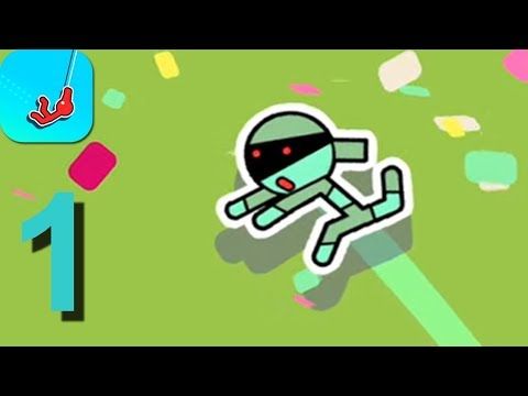 Video guide by Pryszard Android iOS Gameplays: Stickman Hook Part 1 #stickmanhook