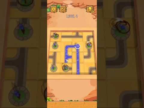Video guide by HelpingHand: Water Connect Puzzle Level 4 #waterconnectpuzzle
