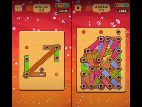 Video guide by Lim Shi San: Wood Nuts & Bolts Puzzle Level 116 #woodnutsamp