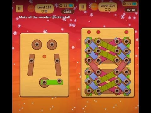 Video guide by Lim Shi San: Wood Nuts & Bolts Puzzle Level 114 #woodnutsamp