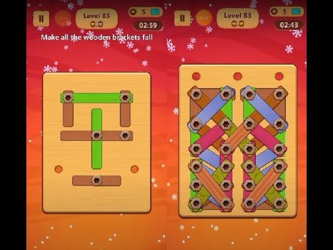 Video guide by Lim Shi San: Wood Nuts & Bolts Puzzle Level 83 #woodnutsamp