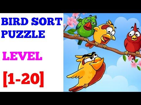 Video guide by ROYAL GLORY: Bird Sort Puzzle Level 1 #birdsortpuzzle