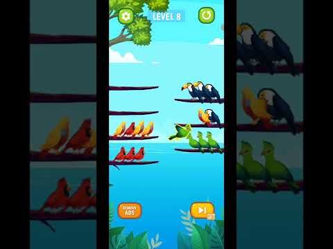 Video guide by Fazie Gamer: Bird Sort Puzzle Level 8 #birdsortpuzzle