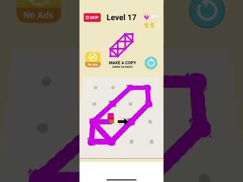 Video guide by RebelYelliex Gaming: Line Paint! Level 17 #linepaint