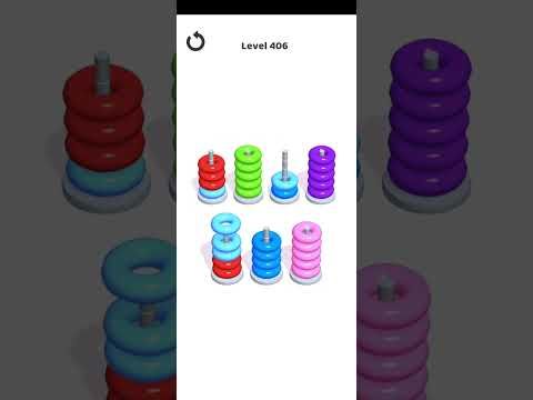 Video guide by Mobile Games: Hoop Stack Level 406 #hoopstack
