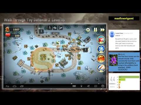Video guide by Masfira Origami: Toy Defense 2 Level 15 #toydefense2