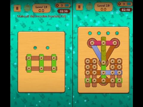 Video guide by Lim Shi San: Wood Nuts & Bolts Puzzle Level 19 #woodnutsamp