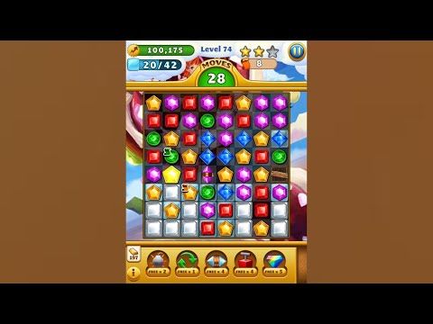 Video guide by meecandy games: Jewel Mania Level 74 #jewelmania