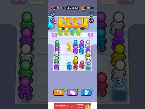 Video guide by 4Max gaming: Bus Jam Level 63 #busjam