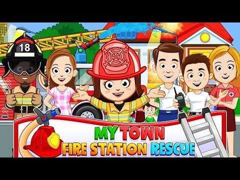 Video guide by : My Town : Fire station Rescue  #mytown