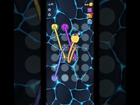 Video guide by XQB GAMING: Twisted Tangle Level 71 #twistedtangle
