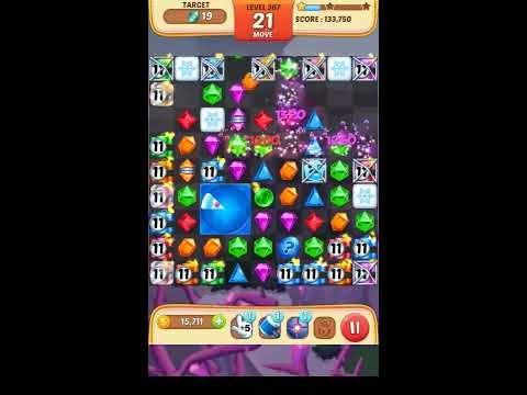 Video guide by Apps Walkthrough Tutorial: Jewel Match King Level 367 #jewelmatchking