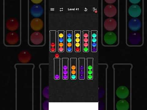 Video guide by Crazy Gamer: Ball Sort Color Water Puzzle Level 41 #ballsortcolor