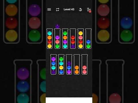 Video guide by Mobile Games 2: Ball Sort Color Water Puzzle Level 43 #ballsortcolor