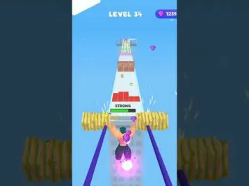 Video guide by iSANYOG: Weight Runner 3D Level 34 #weightrunner3d