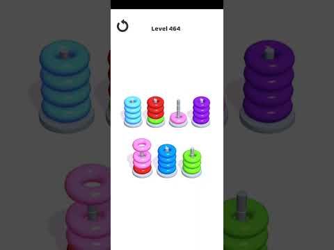 Video guide by Mobile Games: Hoop Stack Level 464 #hoopstack