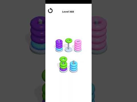 Video guide by Mobile Games: Hoop Stack Level 368 #hoopstack
