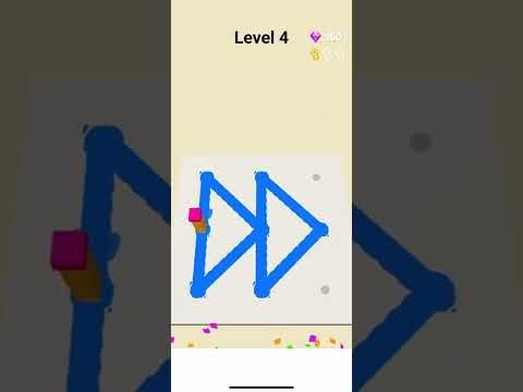 Video guide by RebelYelliex Gaming: Line Paint! Level 4 #linepaint