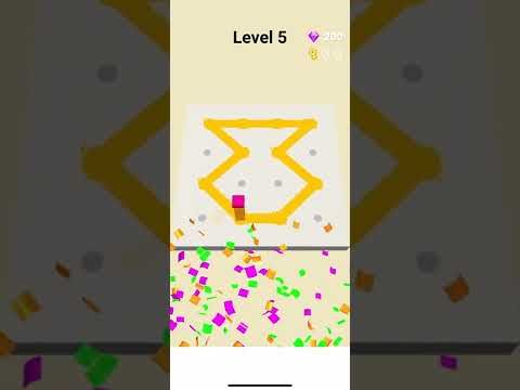 Video guide by RebelYelliex Gaming: Line Paint! Level 5 #linepaint