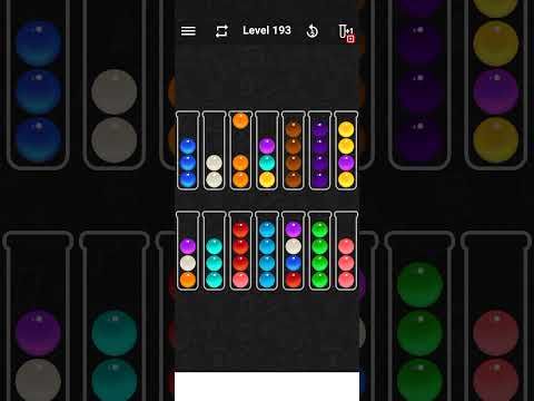 Video guide by Game Help: Ball Sort Color Water Puzzle Level 193 #ballsortcolor