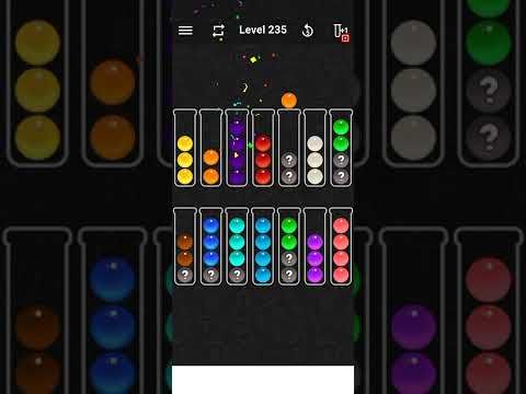 Video guide by Game Help: Ball Sort Color Water Puzzle Level 235 #ballsortcolor