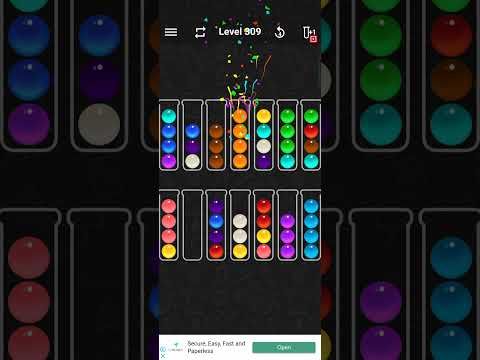 Video guide by Baby Dhairyaa : Ball Sort Color Water Puzzle Level 309 #ballsortcolor