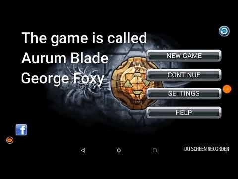 Video guide by Unknown_ Soldier47: Aurum Blade Level 1 #aurumblade