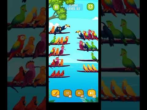 Video guide by IQ Gamer: Bird Sort Puzzle Level 22 #birdsortpuzzle
