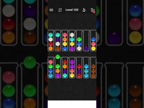 Video guide by Mobile Games 2: Ball Sort Color Water Puzzle Level 103 #ballsortcolor