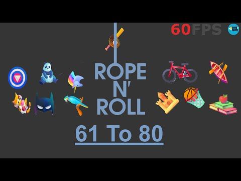 Video guide by SSSB GAMES: Rope N Roll World 1 - Level 61 #ropenroll