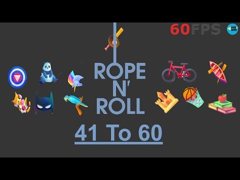 Video guide by SSSB GAMES: Rope N Roll World 1 - Level 41 #ropenroll