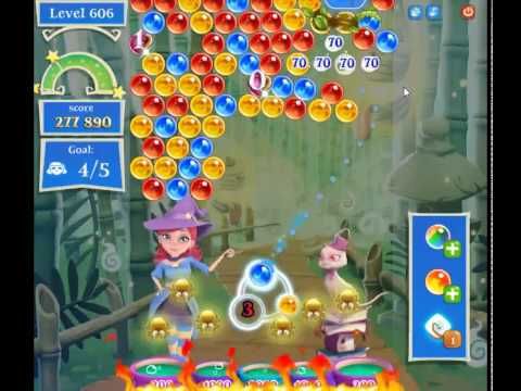 Video guide by skillgaming: Bubble Witch Saga 2 Level 606 #bubblewitchsaga