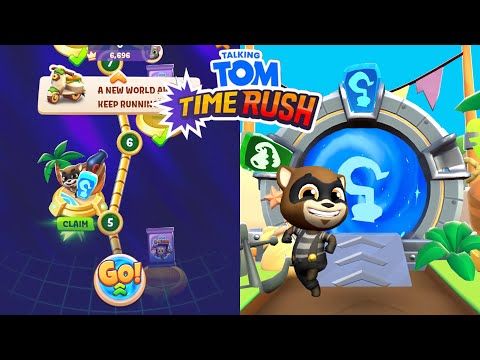 Video guide by Super Jake - Shorts Videos: Talking Tom Time Rush Part 2 - Level 5 #talkingtomtime